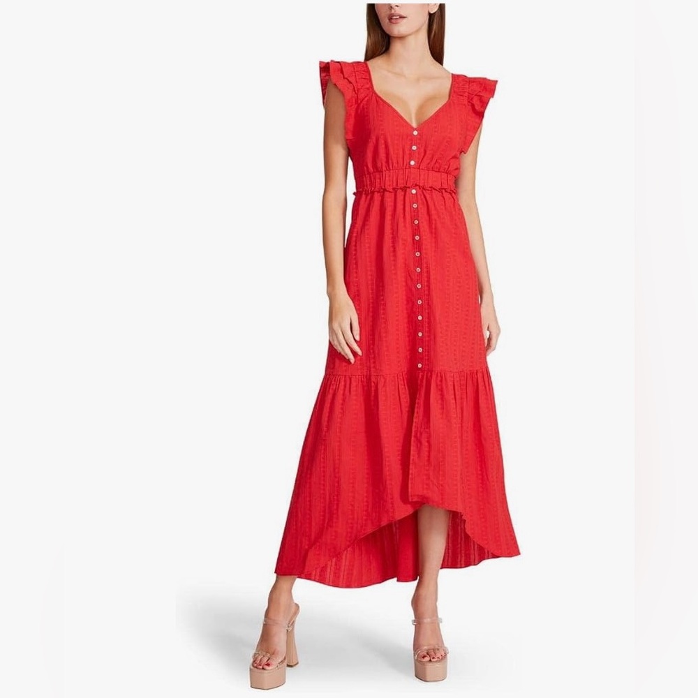 Betsey Johnson Vibrant Red Blouse